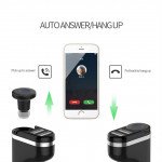 Wholesale Wireless Bluetooth Stereo Handsfree Headset with Car Charger Feature A1 (Black)